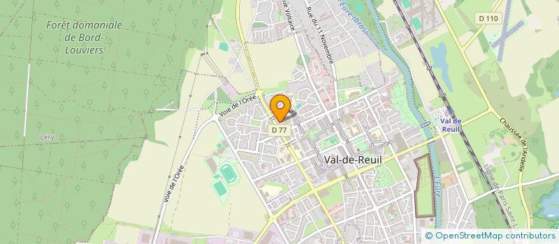 localisation de l'entreprise MONSIEUR JOHNNY FLEUTRY  VAL-DE-REUIL