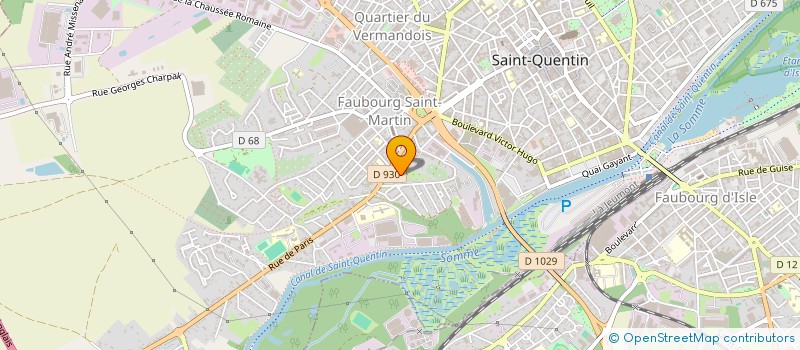 localisation de l'entreprise MONSIEUR JOHNNY FORGON à SAINT-QUENTIN
