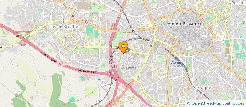 localisation de l'entreprise MONSIEUR JOHNNY FRADIN  AIX-EN-PROVENCE