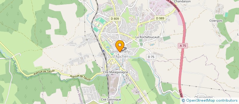 localisation de l'entreprise MONSIEUR JOHNNY GAITEE à SAINT-CHELY-D'APCHER
