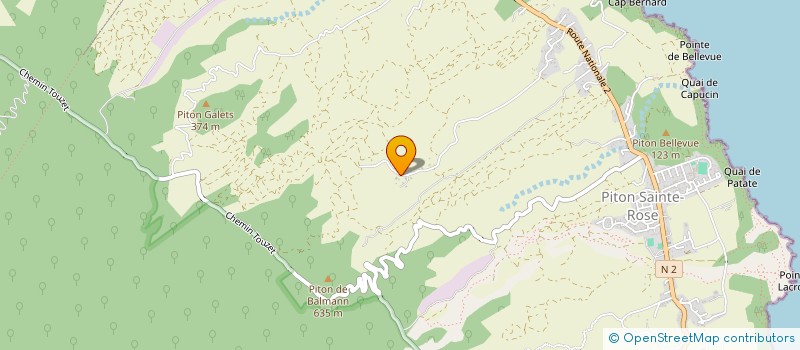 localisation de l'entreprise MONSIEUR JOHNNY GARDIOL  SAINTE-ROSE