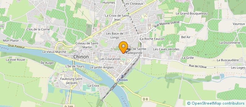 localisation de l'entreprise MONSIEUR JOHNNY GLAUDY à CHINON