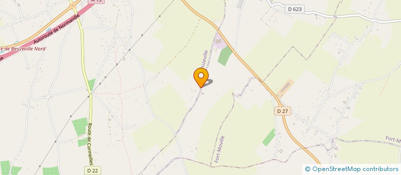 localisation de l'entreprise MONSIEUR JOHNNY GOSSELIN  BEUZEVILLE
