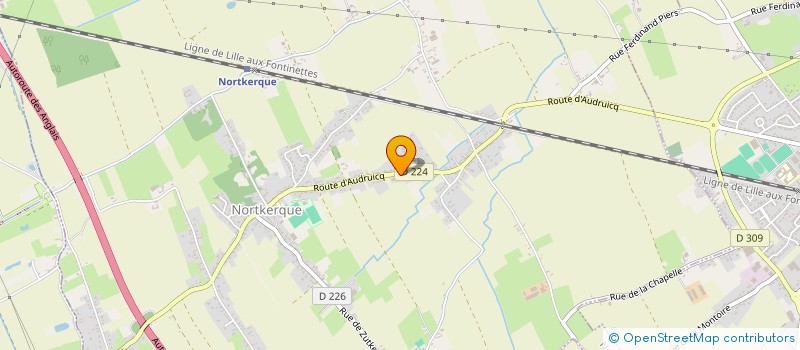 localisation de l'entreprise MONSIEUR JOHNNY GOUDAL  NORTKERQUE