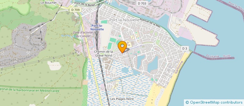 localisation de l'entreprise MONSIEUR JOHNNY GREMBER  PORT-LA-NOUVELLE