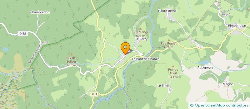 localisation de l'entreprise MONSIEUR JOHNNY GRESSOT à LE MONTEIL-AU-VICOMTE