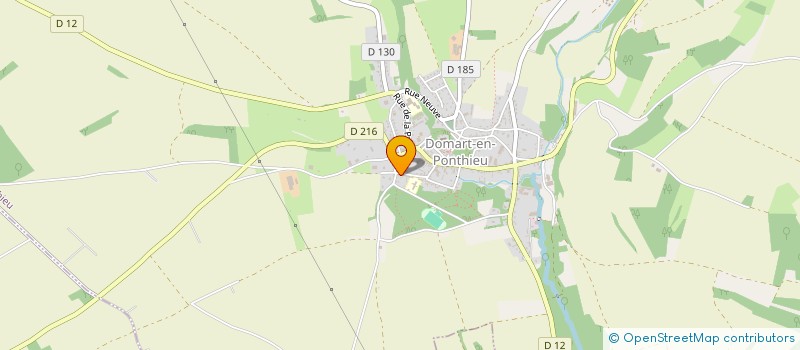 localisation de l'entreprise MONSIEUR JOHNNY GUENARD  DOMART-EN-PONTHIEU