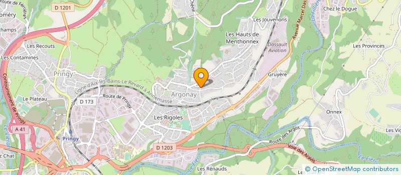 localisation de l'entreprise MONSIEUR JOHNNY GUERDENER à ANNECY