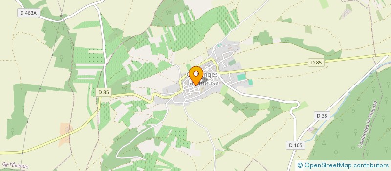 localisation de l'entreprise MONSIEUR JOHNNY GUILLEMIN à COULANGES-LA-VINEUSE