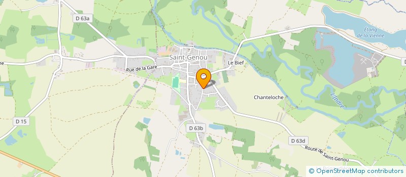 localisation de l'entreprise MONSIEUR JOHNNY GUILLOT  SAINT-GENOU