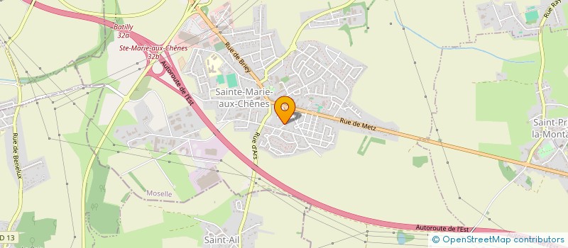 localisation de l'entreprise MONSIEUR JOHNNY HEMONET  SAINTE-MARIE-AUX-CHENES