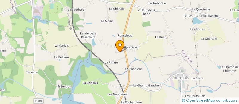 localisation de l'entreprise MONSIEUR JOHNNY JUGIEAU  BONNEMAIN