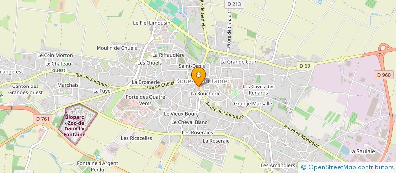 localisation de l'entreprise MONSIEUR JOHNNY KEMPENEERS  DOUE-EN-ANJOU