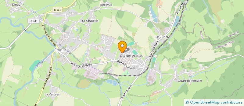 localisation de l'entreprise MONSIEUR JOHNNY LAVIGNE  EPINAC