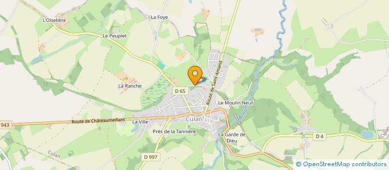 localisation de l'entreprise MONSIEUR JOHNNY LAZARE à CULAN
