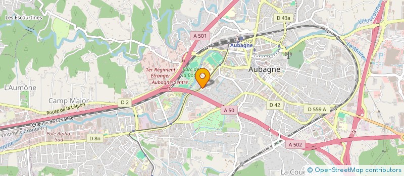 localisation de l'entreprise MONSIEUR JOHNNY LEBLANC à AUBAGNE