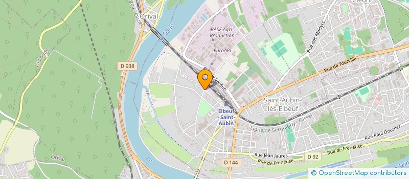 localisation de l'entreprise MONSIEUR JOHNNY LECLERC  SAINT-AUBIN-LES-ELBEUF