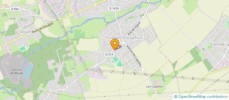 localisation de l'entreprise MONSIEUR JOHNNY LECLERC  FONTAINE-ETOUPEFOUR