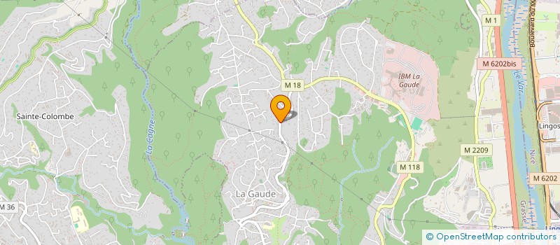 localisation de l'entreprise MONSIEUR JOHNNY LENZI  LA GAUDE