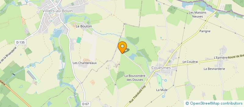 localisation de l'entreprise MONSIEUR JOHNNY LEROULIER  COUESMES