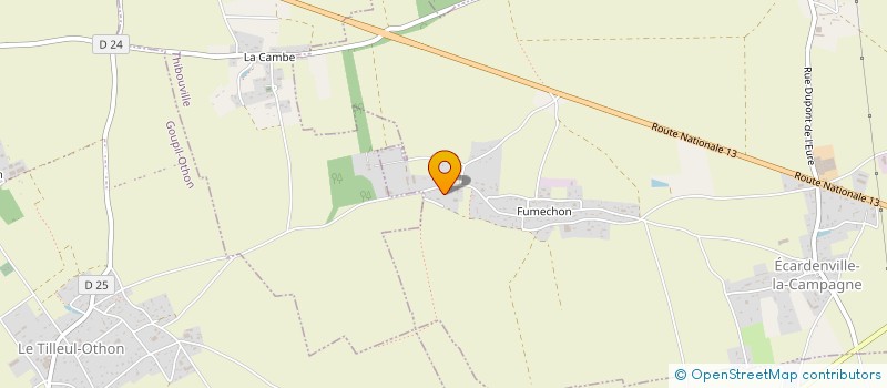 localisation de l'entreprise MONSIEUR JOHNNY LEROY  ECARDENVILLE-LA-CAMPAGNE