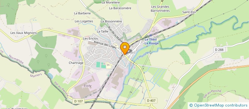 localisation de l'entreprise MONSIEUR JOHNNY LETERTRE à VAL-AU-PERCHE