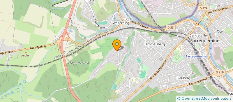 localisation de l'entreprise MONSIEUR JOHNNY LOBJOIS  SARREGUEMINES