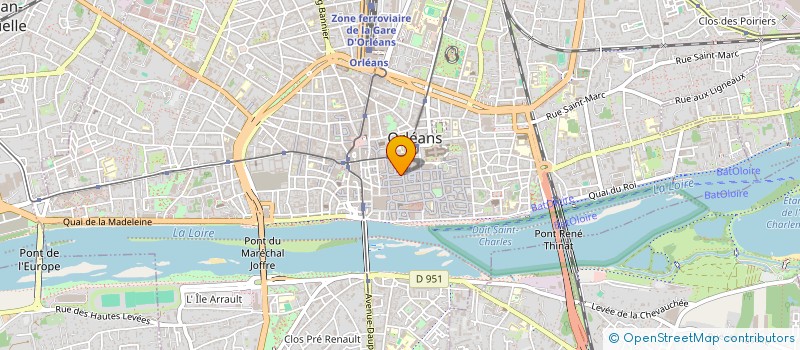 localisation de l'entreprise MONSIEUR JOHNNY LOUREIRO DA FONSECA à ORLEANS