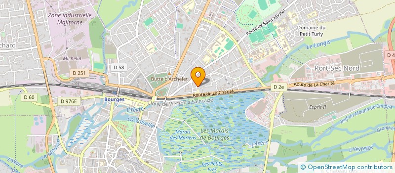 localisation de l'entreprise MONSIEUR JOHNNY MAKALA WANET  BOURGES