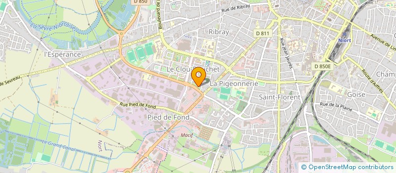 localisation de l'entreprise MONSIEUR JOHNNY MALFAIT  NIORT