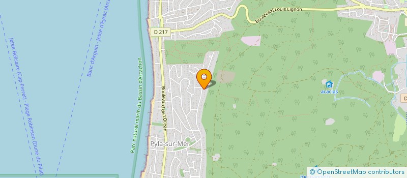 localisation de l'entreprise MONSIEUR JOHNNY MARIA DIT MONTOCCHIO à LA TESTE-DE-BUCH