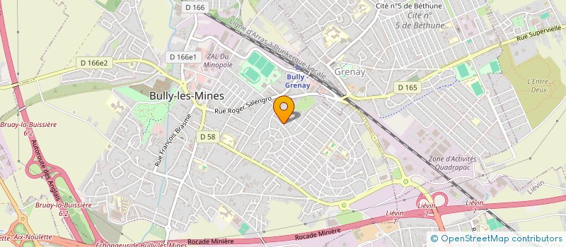 localisation de l'entreprise MONSIEUR JOHNNY MARQUIS à BULLY-LES-MINES