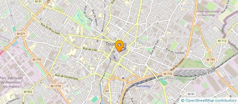 localisation de l'entreprise MONSIEUR JOHNNY MASSON  TOURCOING