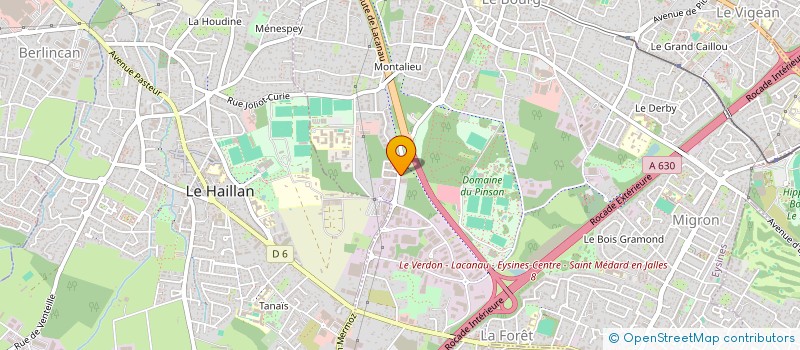 localisation de l'entreprise MONSIEUR JOHNNY METBACH  EYSINES