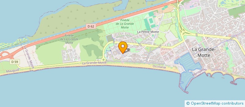 localisation de l'entreprise MONSIEUR JOHNNY MORELLI  LA GRANDE-MOTTE