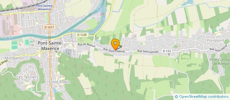 localisation de l'entreprise MONSIEUR JOHNNY MURZIN  PONTPOINT