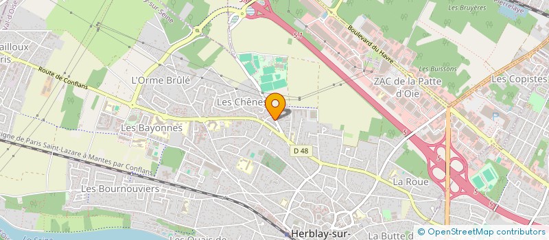 localisation de l'entreprise MONSIEUR JOHNNY NAIRAT CAPELLO  HERBLAY-SUR-SEINE