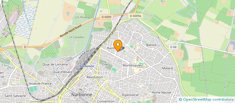 localisation de l'entreprise MONSIEUR JOHNNY NAZE à NARBONNE