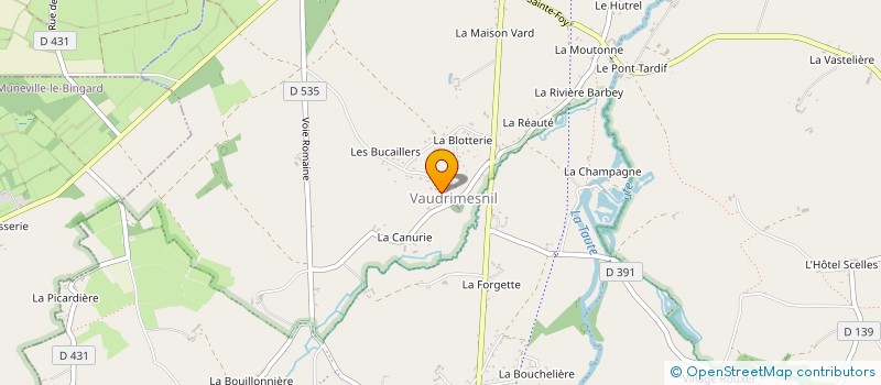 localisation de l'entreprise MONSIEUR JOHNNY NICOLLE  SAINT-SAUVEUR-VILLAGES