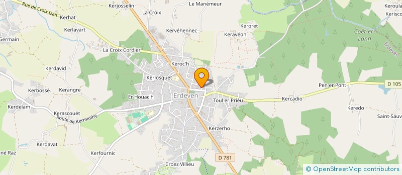 localisation de l'entreprise MONSIEUR JOHNNY ORTICAT  ERDEVEN