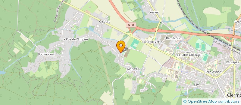 localisation de l'entreprise MONSIEUR JOHNNY PEDRON  AGNETZ