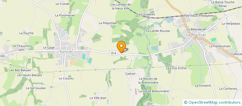 localisation de l'entreprise MONSIEUR JOHNNY PERCHOT  EPINIAC