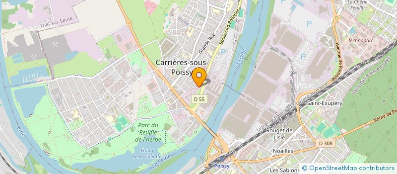 localisation de l'entreprise MONSIEUR JOHNNY PHILIPPE à CARRIERES-SOUS-POISSY