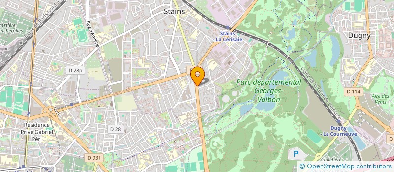 localisation de l'entreprise MONSIEUR JOHNNY PONTOIZEAU à STAINS