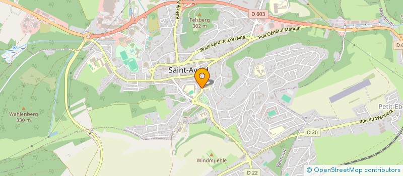 localisation de l'entreprise MONSIEUR JOHNNY PRADOT  SAINT-AVOLD