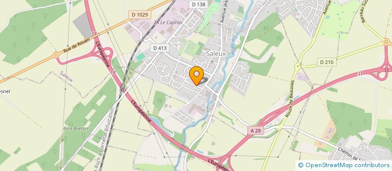 localisation de l'entreprise MONSIEUR JOHNNY QUANTIN-ALQUIE  SALEUX