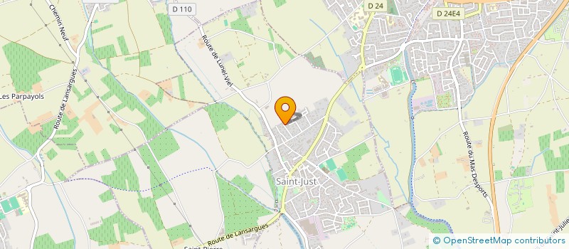 localisation de l'entreprise MONSIEUR JOHNNY RAIBAUT  SAINT-JUST