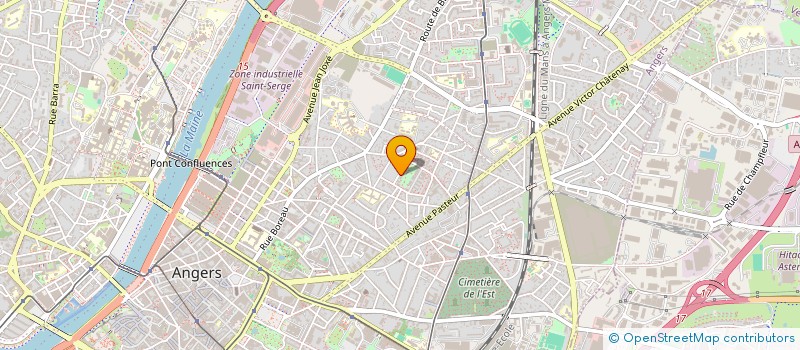 localisation de l'entreprise MONSIEUR JOHNNY RESSEGUIER à ANGERS