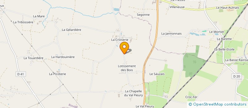 localisation de l'entreprise MONSIEUR JOHNNY RICOUL à ROUGE