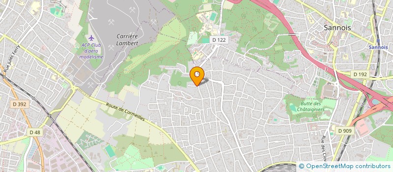 localisation de l'entreprise MONSIEUR JOHNNY RODRIGUES DE FARIA  ARGENTEUIL